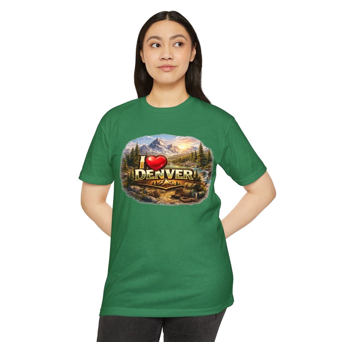 I  Denver Scenic Tee — Colorado Mountains & River Souvenir T-Shirt