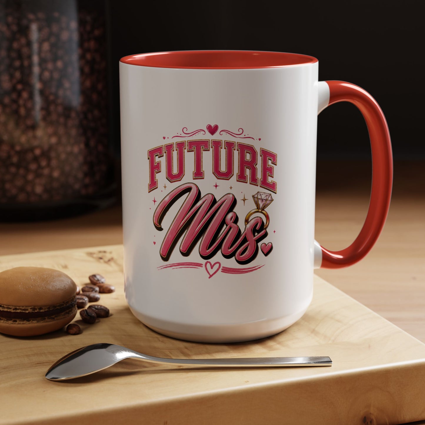 Future Mrs. Accent Coffee Mug — Bridal Bachelorette Gift (11/15oz)