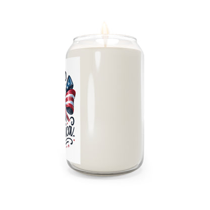 God Bless America Soy Candle — Patriotic 13.75 oz Scented Jar