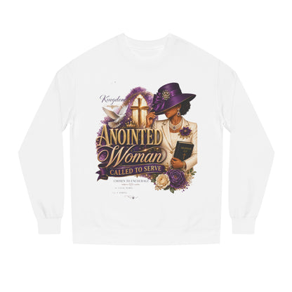 Anointed Woman Crewneck Sweatshirt — Called to Serve Gospel Graphic