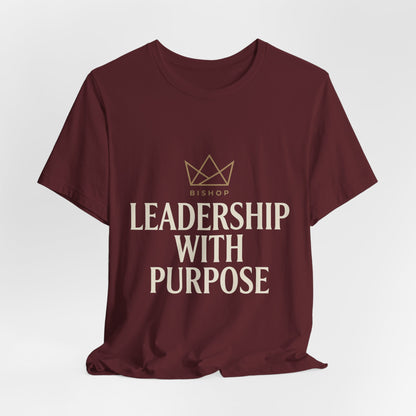 Leadership With Purpose Tee — Inspirational Crown Graphic T-Shirt