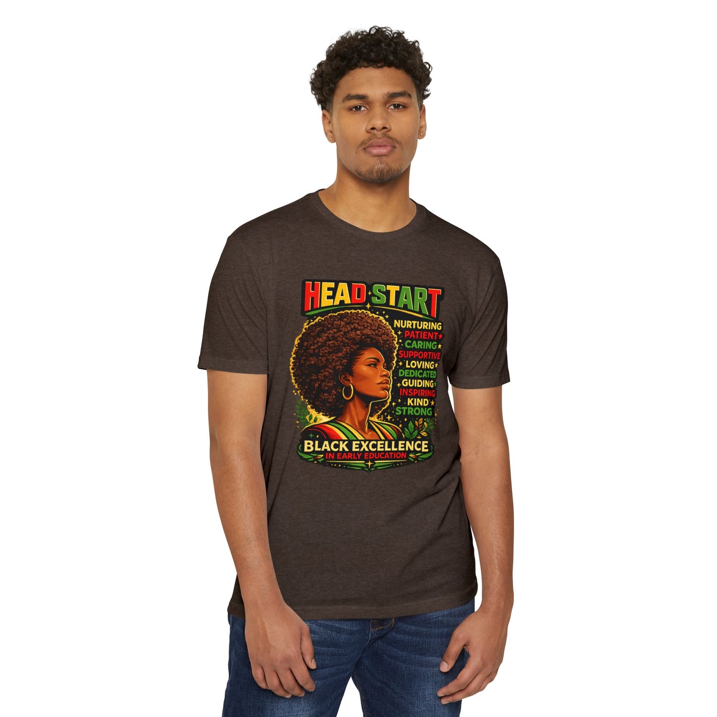 Head Start Black Excellence T-Shirt — Afrocentric Inspirational Graphic Tee