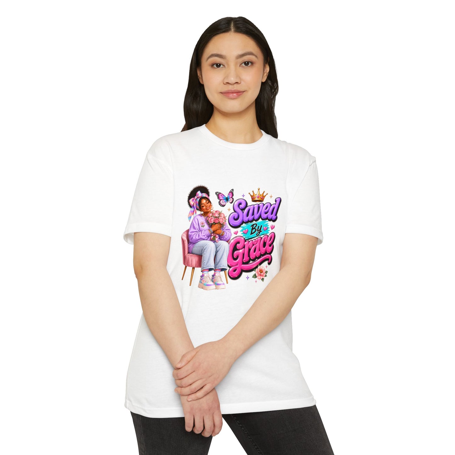 Saved By Grace T-Shirt — Faith-Inspired Graphic Tee