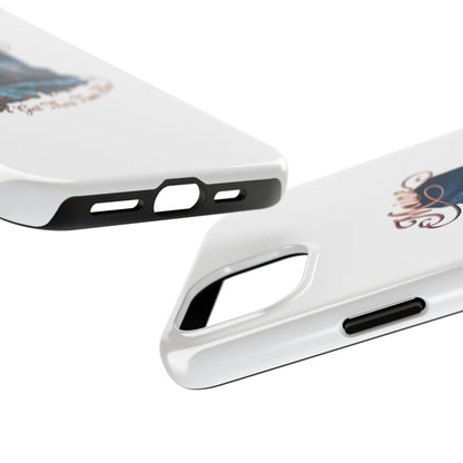 Maine Lighthouse Tough Phone Case — "Can't Get There From Here" State Silhouette