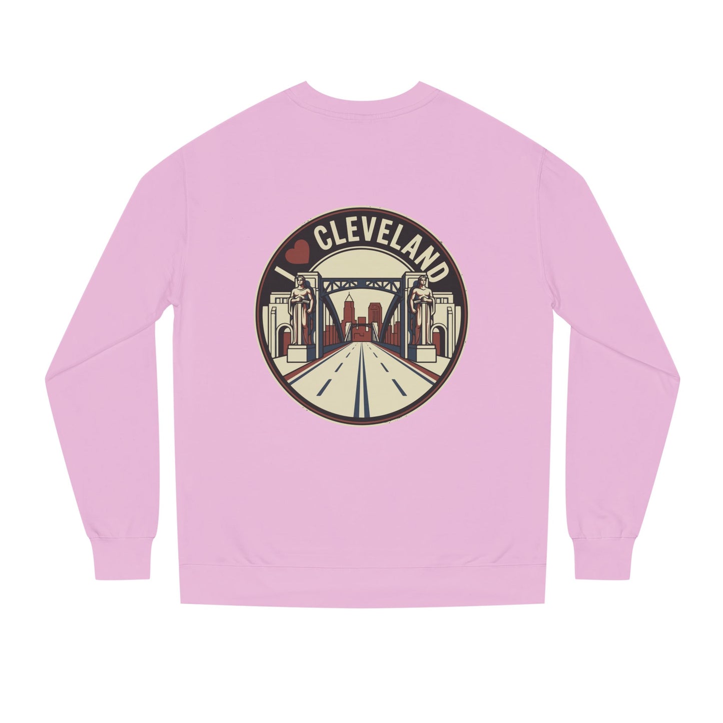 Cleveland Skyline Sweatshirt — I  Cleveland Retro City Crewneck