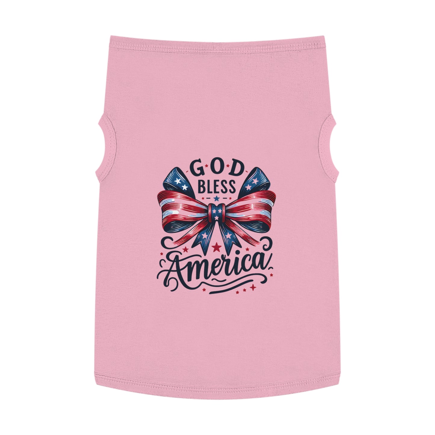God Bless America Patriotic Pet Tank Top