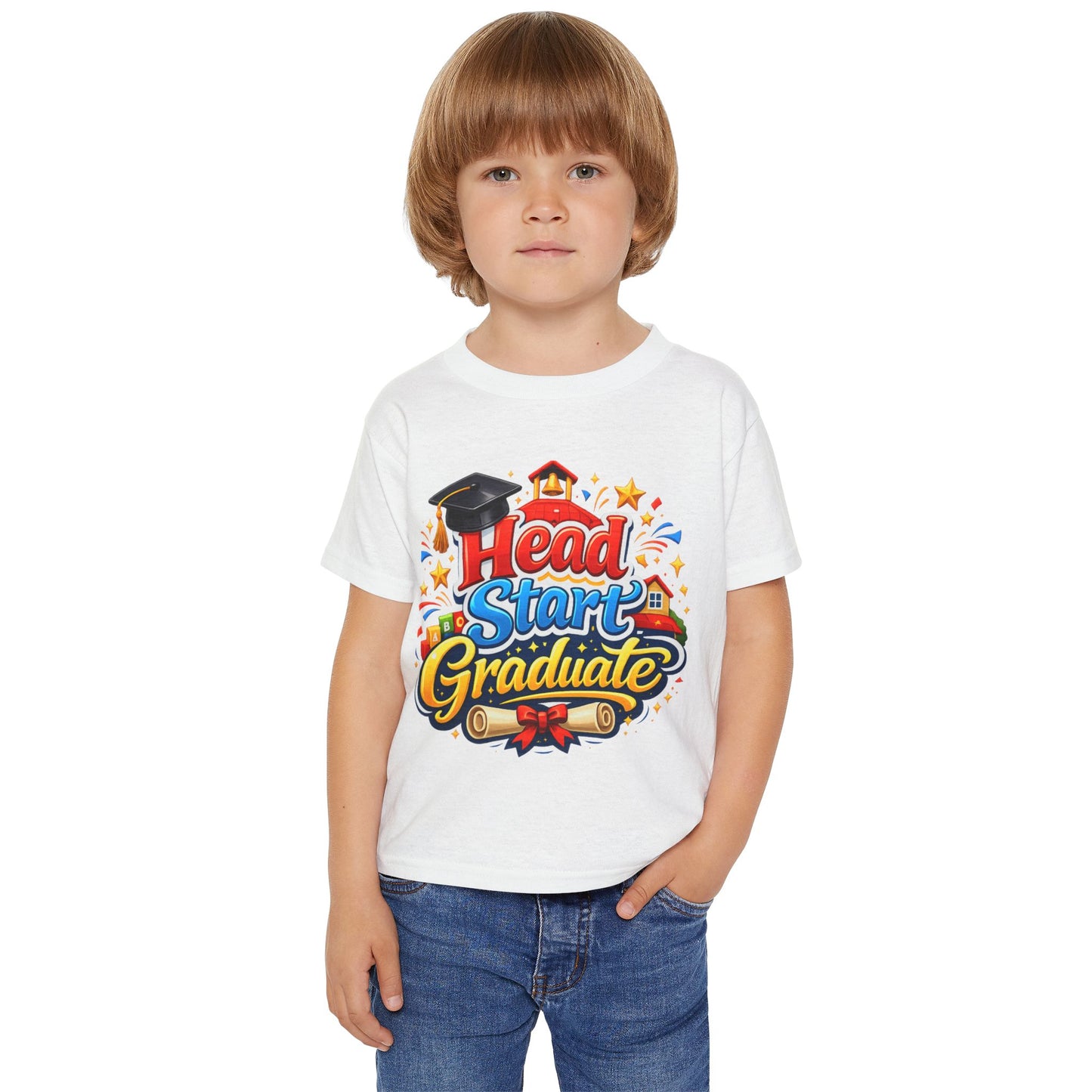 Toddler T-Shirt — "Head Start Graduate" Preschool Graduation Tee