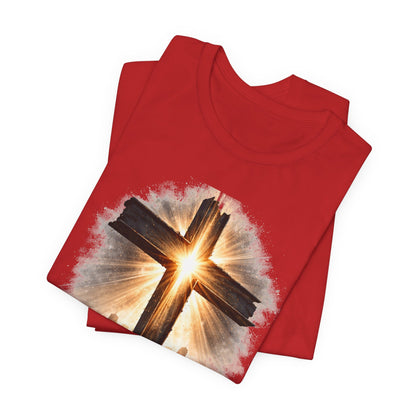 9/11 Never Forget T‑Shirt - Cross Memorial Tee