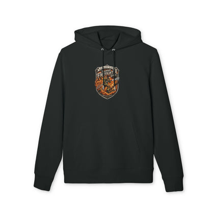 Firefighter Shield Hoodie — Legendary Firefighter Vintage Emblem