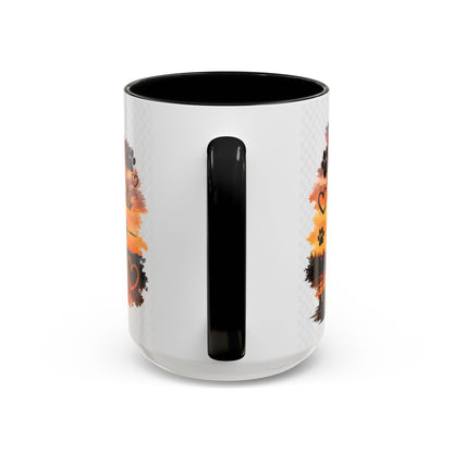 Dog Lover Coffee Mug - "A True Friend Leaves Paw Prints on Your Heart" Accent Mug (11/15oz)