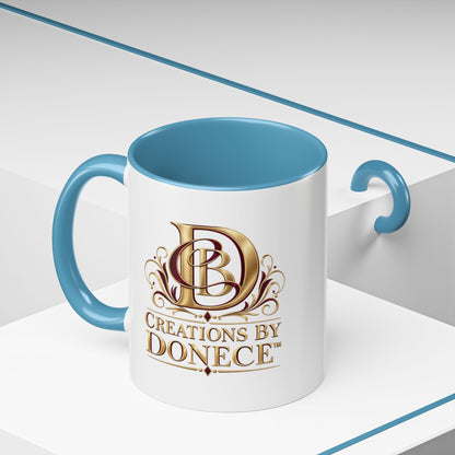 Creations by Donece Logo Accent Coffee Mug (11/15oz)