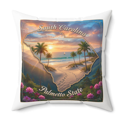 Spun Polyester Square Pillow