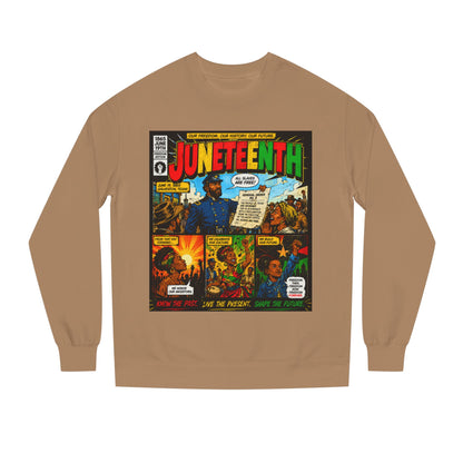 Juneteenth Comic Sweatshirt — Juneteenth Celebration Graphic Crewneck