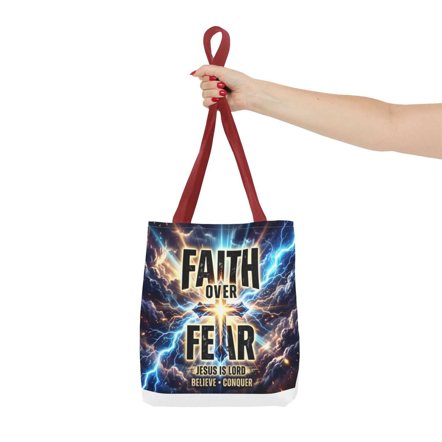 Faith Over Fear Tote Bag
