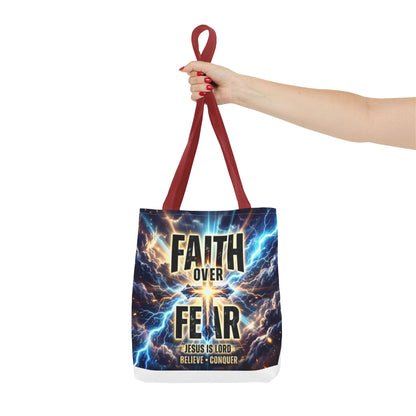 Faith Over Fear Tote Bag