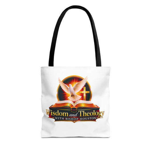 Christian Wisdom & Theology Tote Bag — 'Wisdom and Theology with Bishop Houston' Inspirational Faith Tote