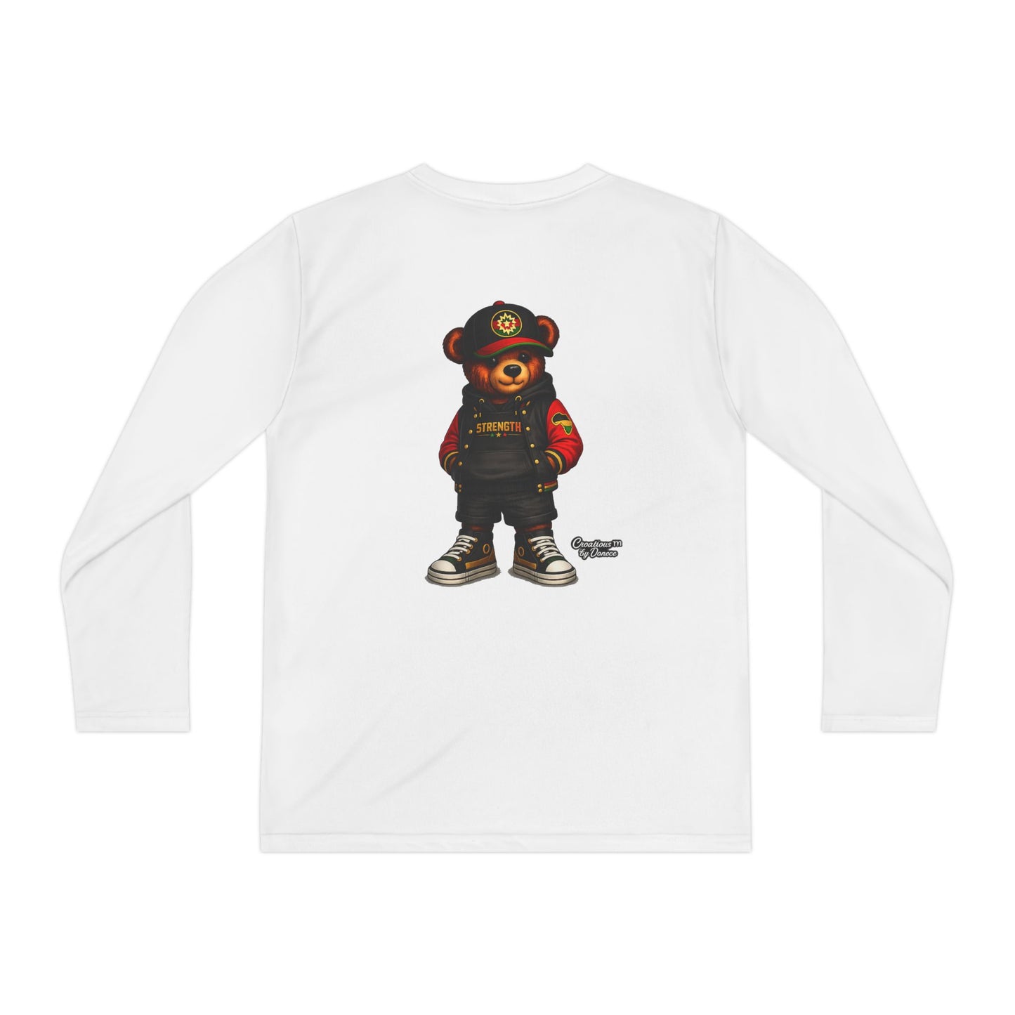 Youth Long Sleeve Tee — Urban Bear Graphic