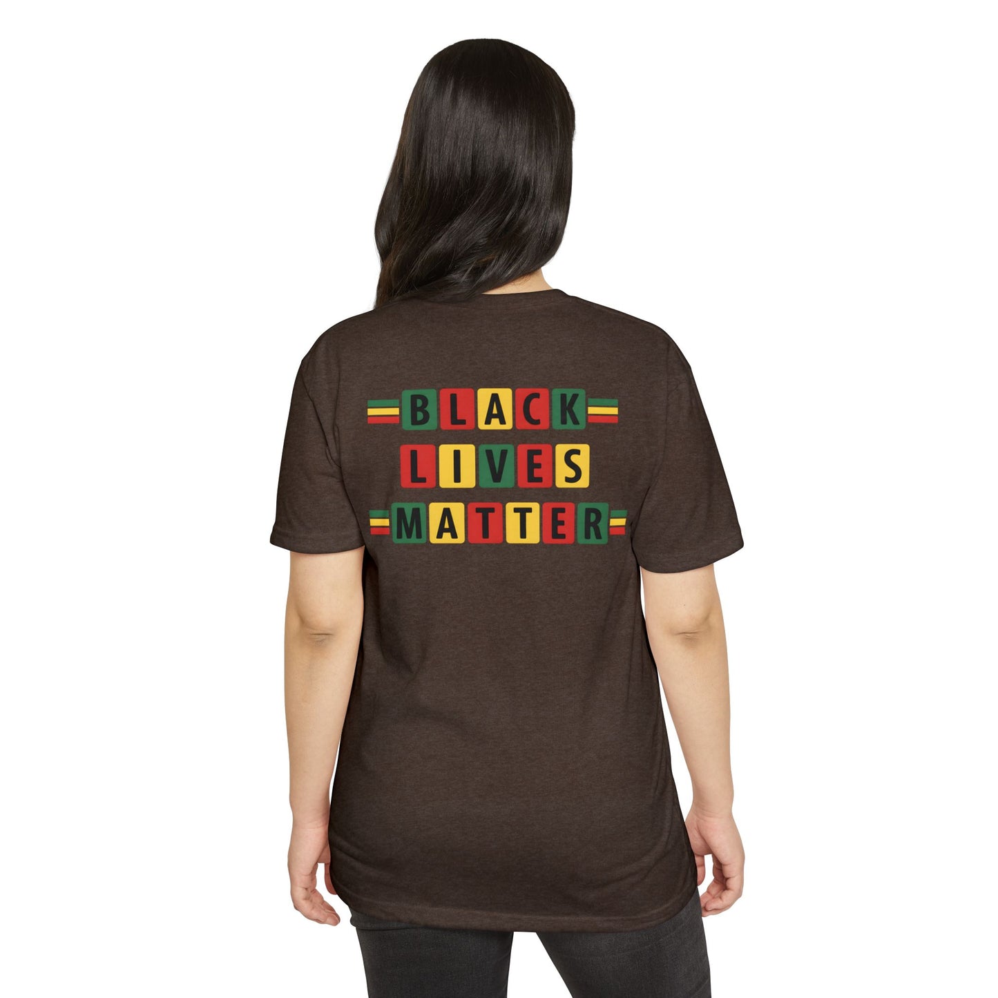 Black Lives Matter T‑Shirt - Pan-African Block Letter Tee