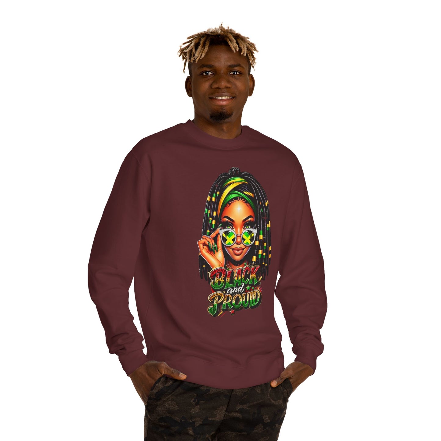 Black and Proud Crewneck Sweatshirt