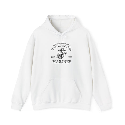 In-service Member of the United States Est 1775 Marines Hoodie