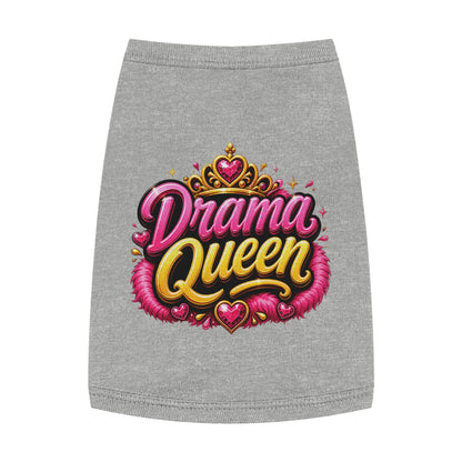 Drama Queen Pet Tank Top — Cute Royalty Dog Shirt