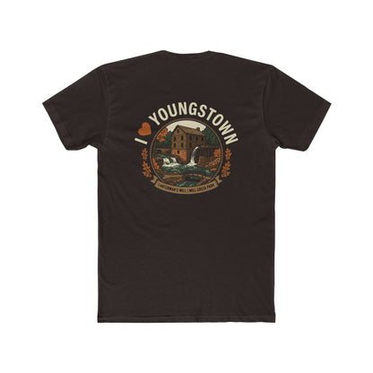 Youngstown Scenic Tee — Vintage Waterfall & Covered Bridge Graphic Shirt