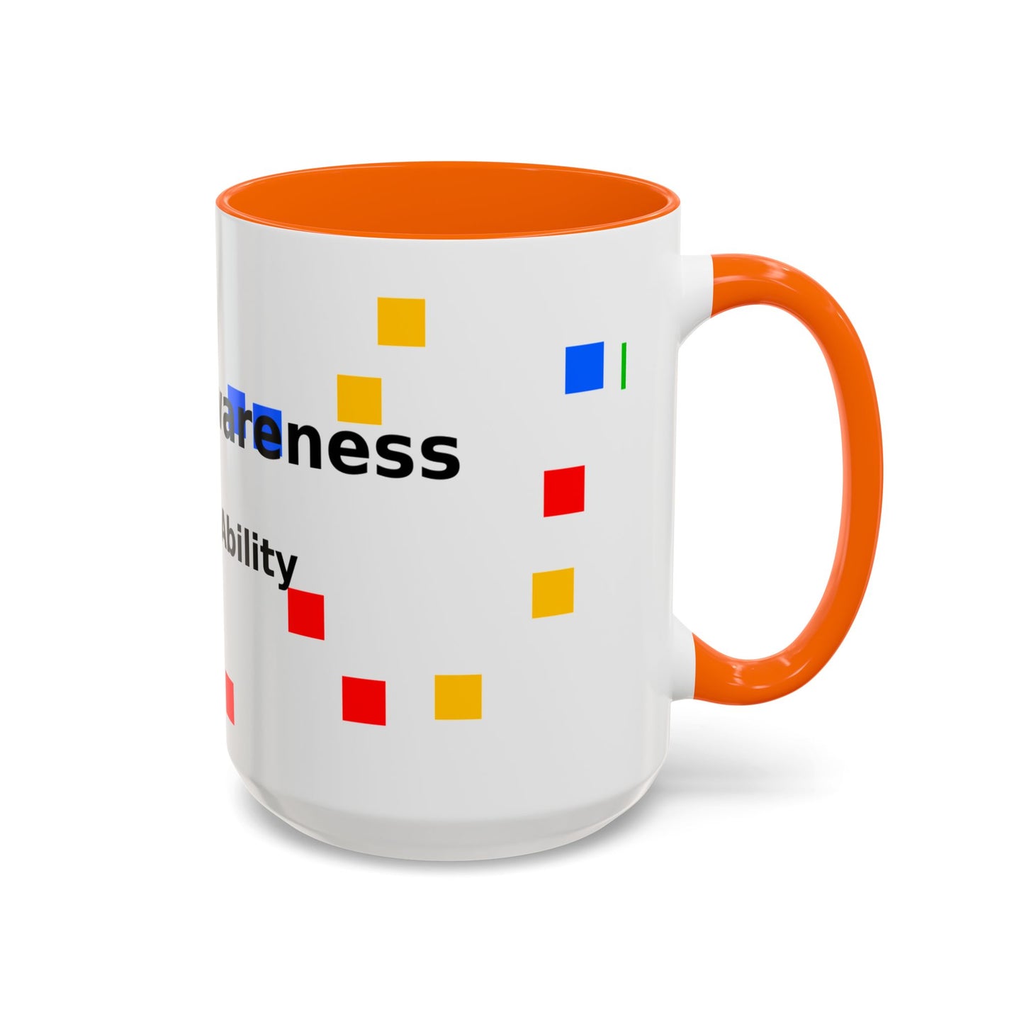 Autism Awareness Accent Mug - "See the Ability" Coffee Cup