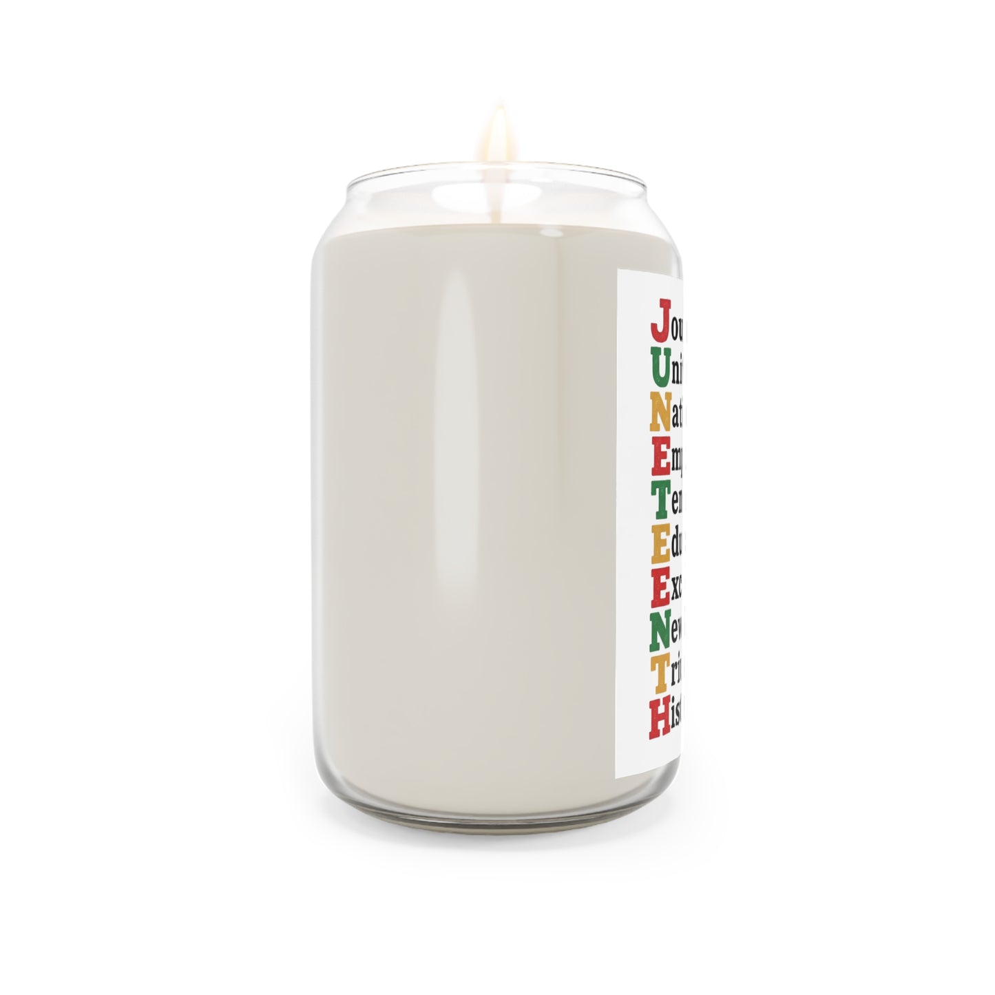 Juneteenth Soy Candle — 13.75oz Scented Jar (Journey • Unity • New Beginnings)