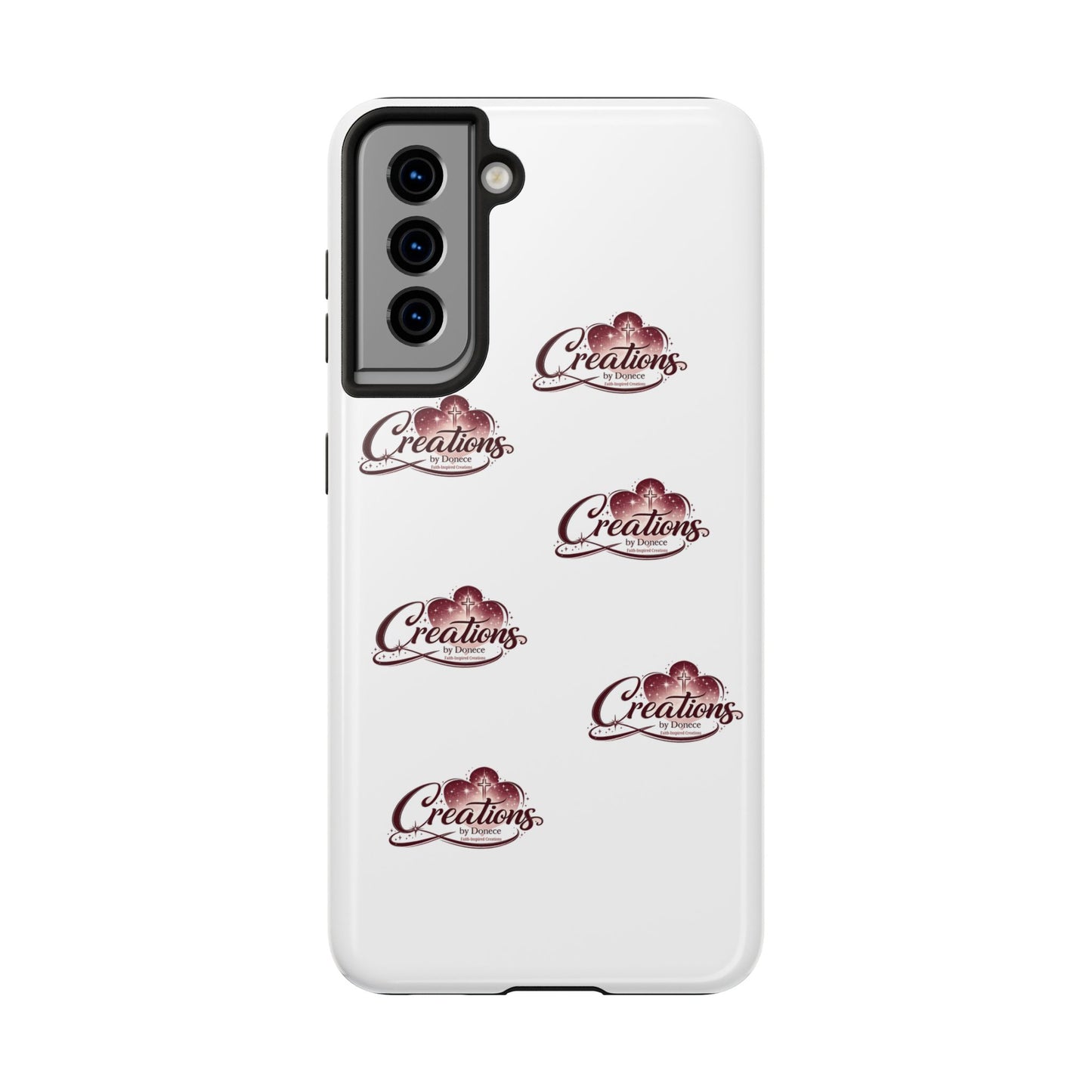 Logo Pattern Tough Phone Case — Creations Repeat Design