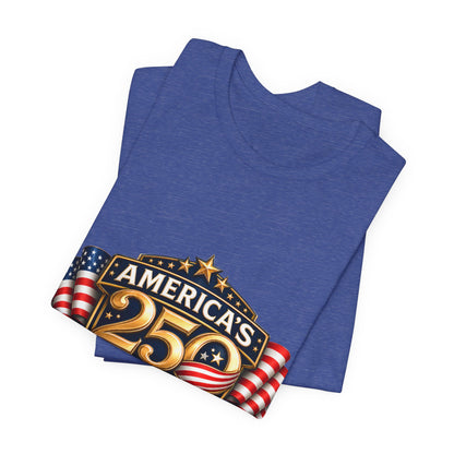 America's 250th Anniversary T-Shirt – 1776–2026 Patriotic USA Flag Tee