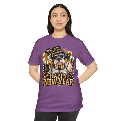Happy New Year Schnauzer T-Shirt