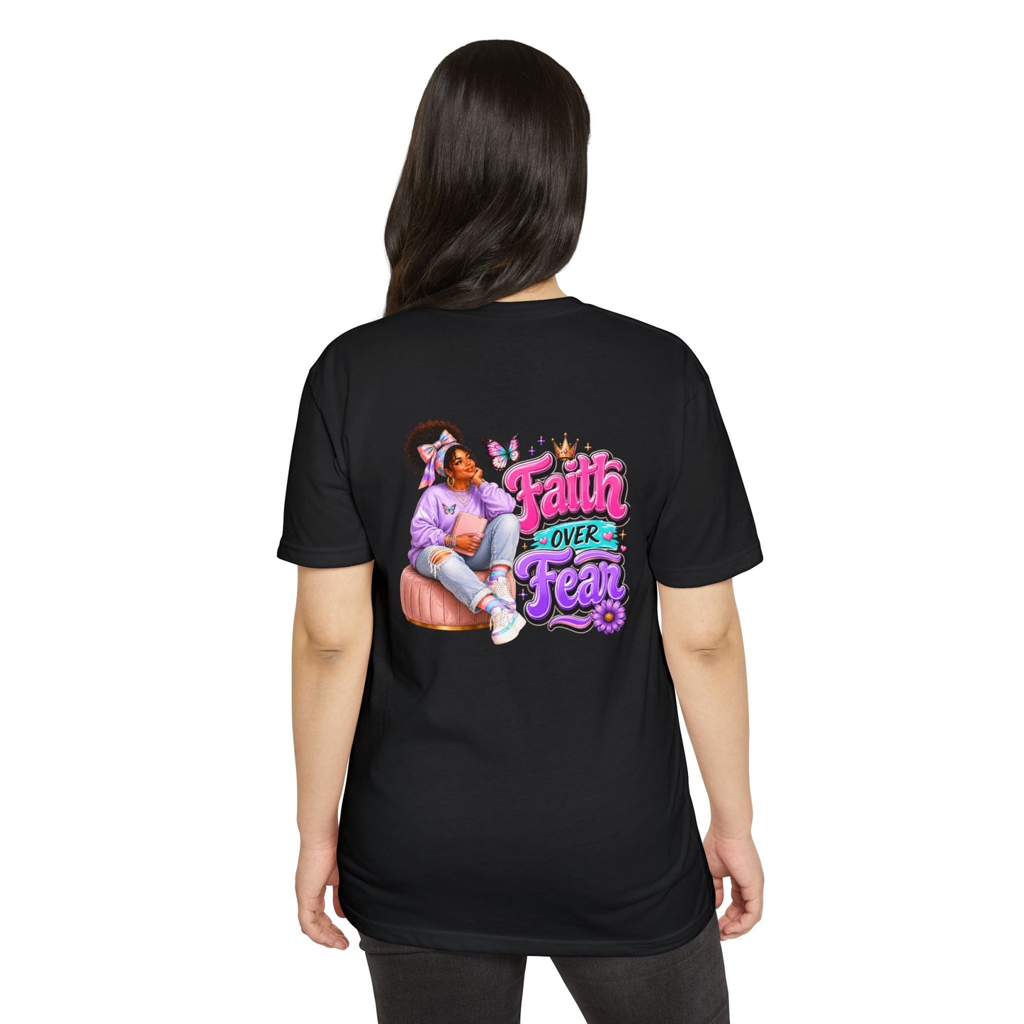 Faith Over Fear T‑Shirt — Inspirational Christian Graphic Tee