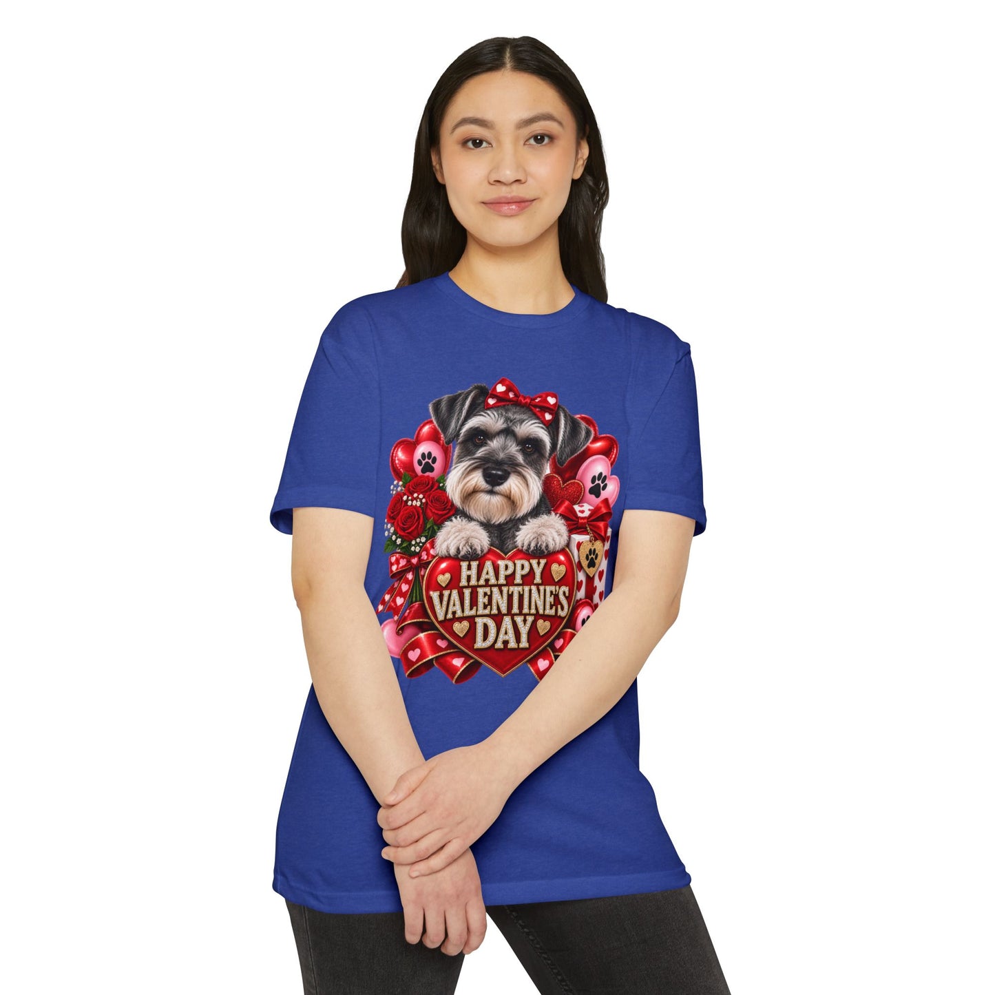 Valentine's Day Schnauzer T-Shirt