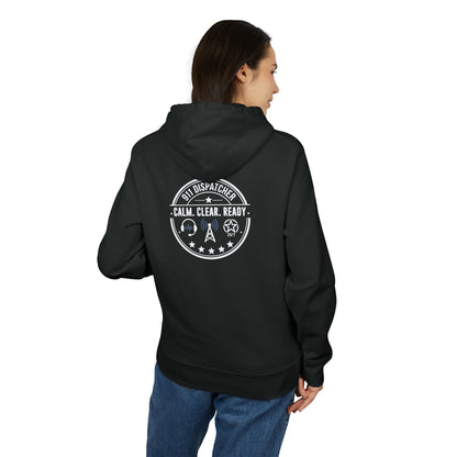 Cruiser Hoodie — Calm, Clear, Ready Dispatch Patch Design