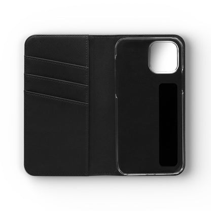Christian Floral Phone Flip Case — "Jesus Saves" & Inspirational Scripture Wallet Cover