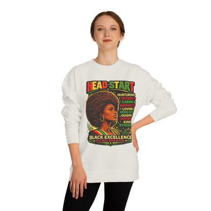 Head Start Black Excellence Sweatshirt — Afrocentric Empowerment Crewneck