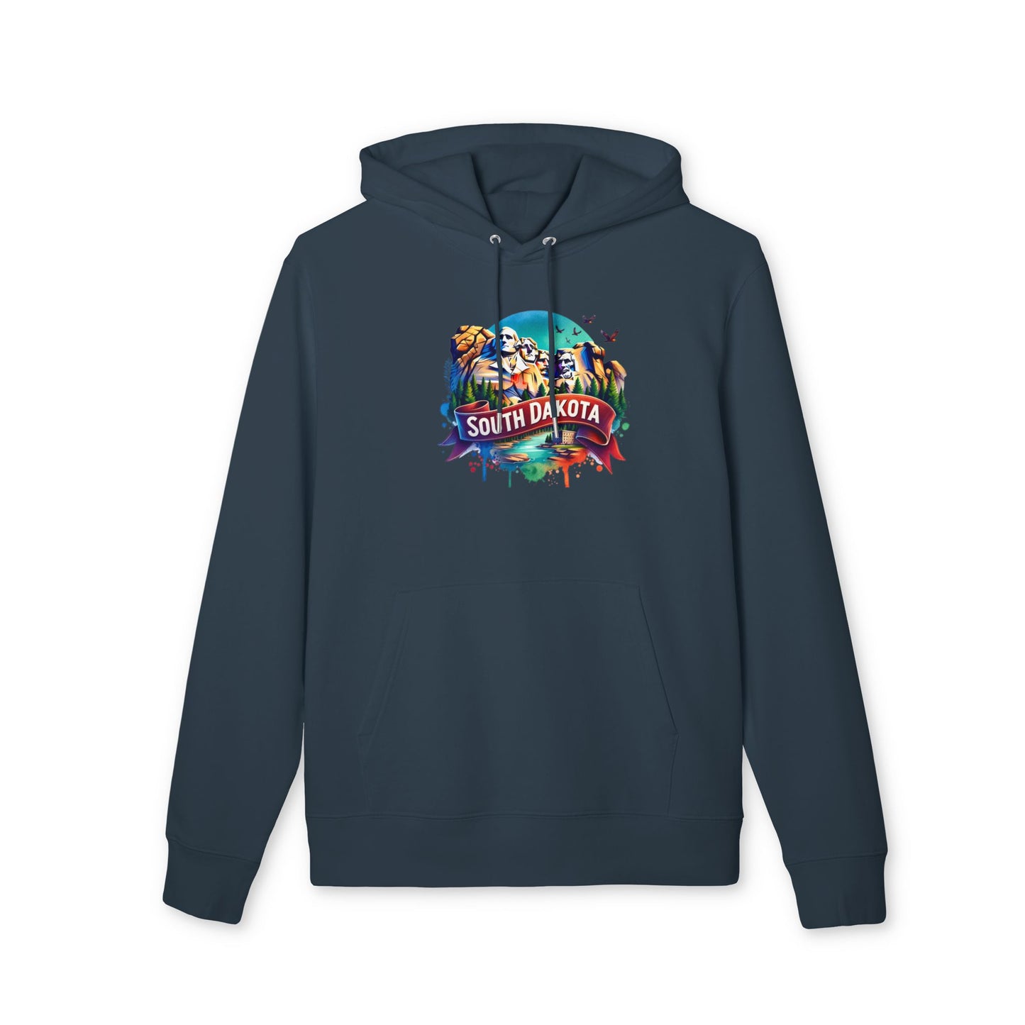 South Dakota Hoodie — Colorful Mount Rushmore Travel Sweatshirt