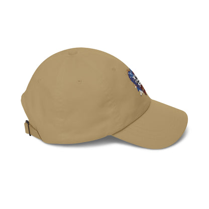 Dad Cap - "Never Forget 9/11" Heart American Flag Tribute Cap