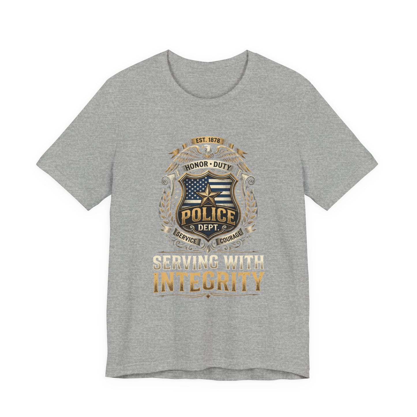 Police Badge 'Serving With Integrity' T-Shirt