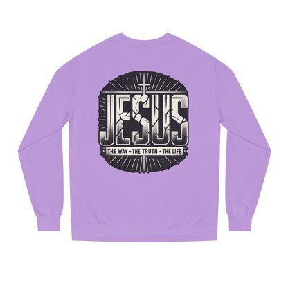 Jesus Faith Crewneck Sweatshirt – "Jesus: The Way • The Truth • The Life" Christian Pullover