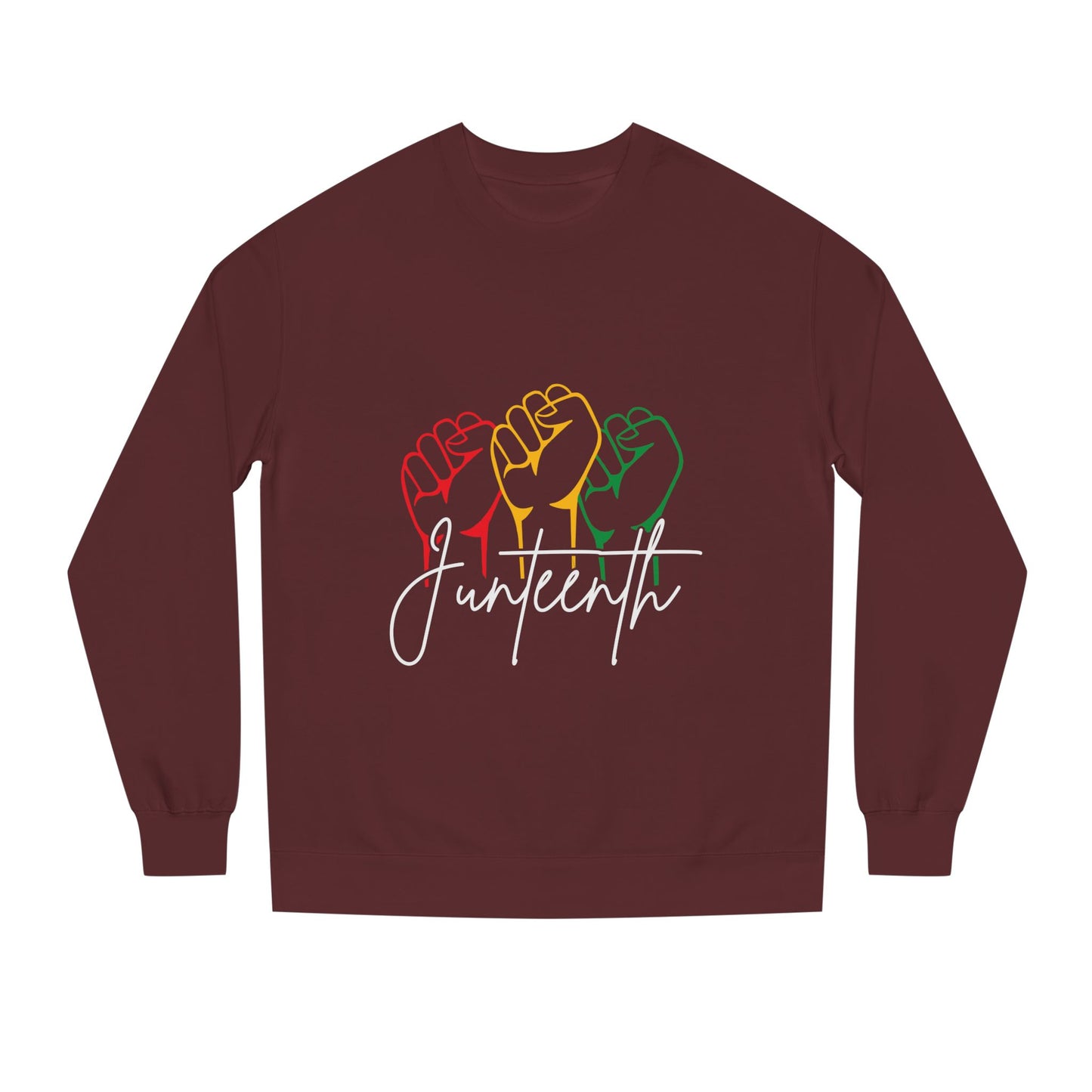 Juneteenth Fist Sweatshirt - Juneteenth Celebration Pullover