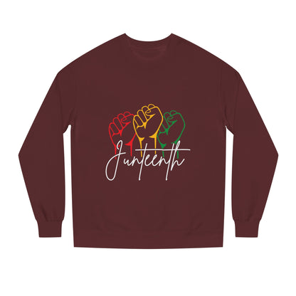 Juneteenth Fist Sweatshirt - Juneteenth Celebration Pullover