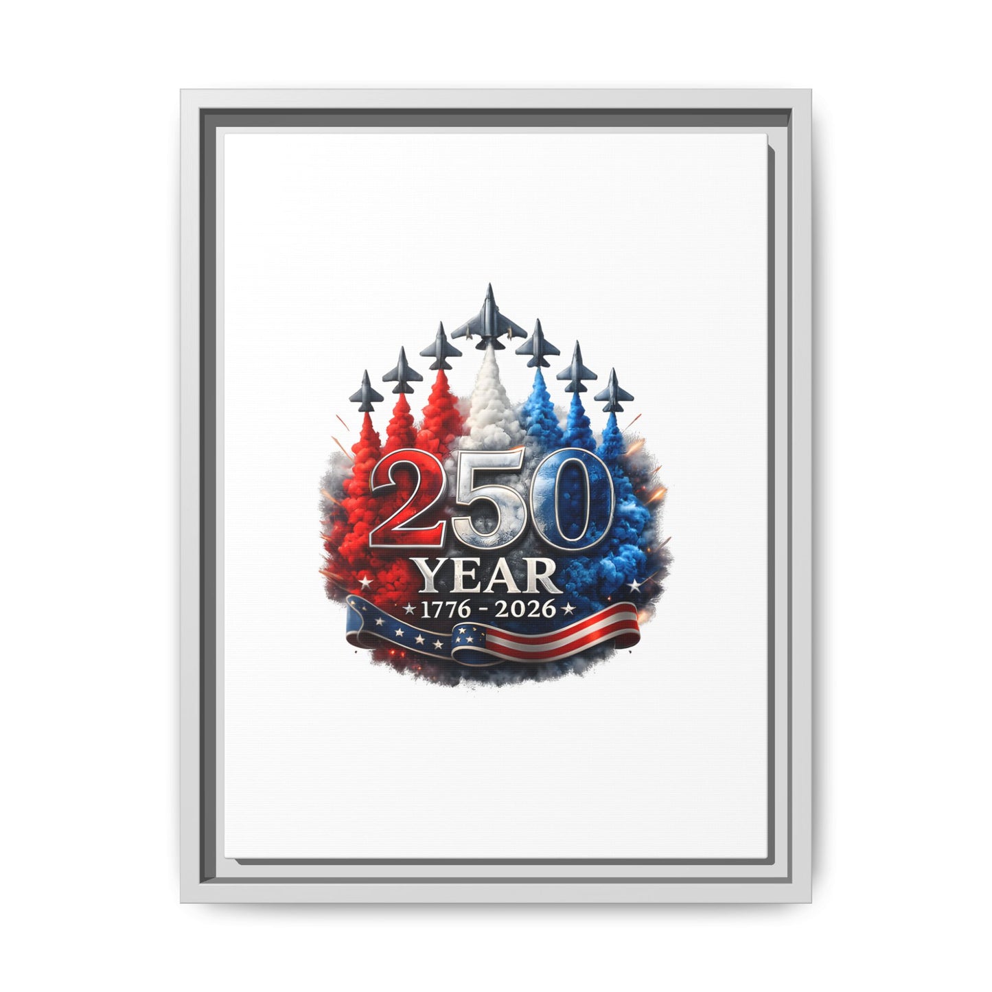 Matte Canvas, Framed (Multi-color)