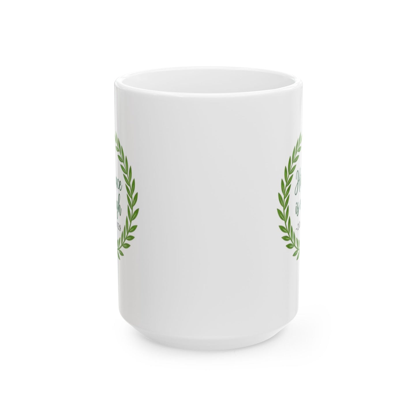 His Grace Is Enough -2 Corinthians 12:9 Ceramic Mug