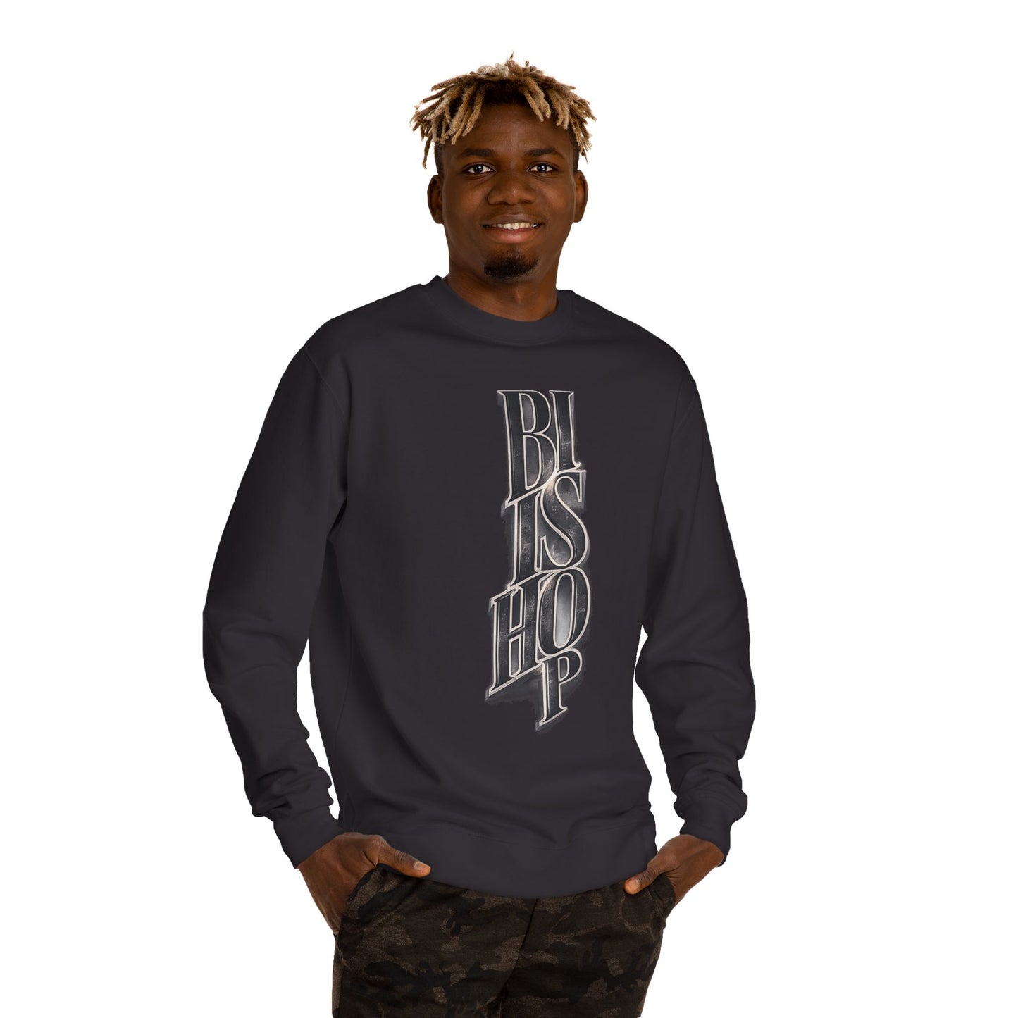 Bishop Vertical Gothic Crewneck Sweatshirt