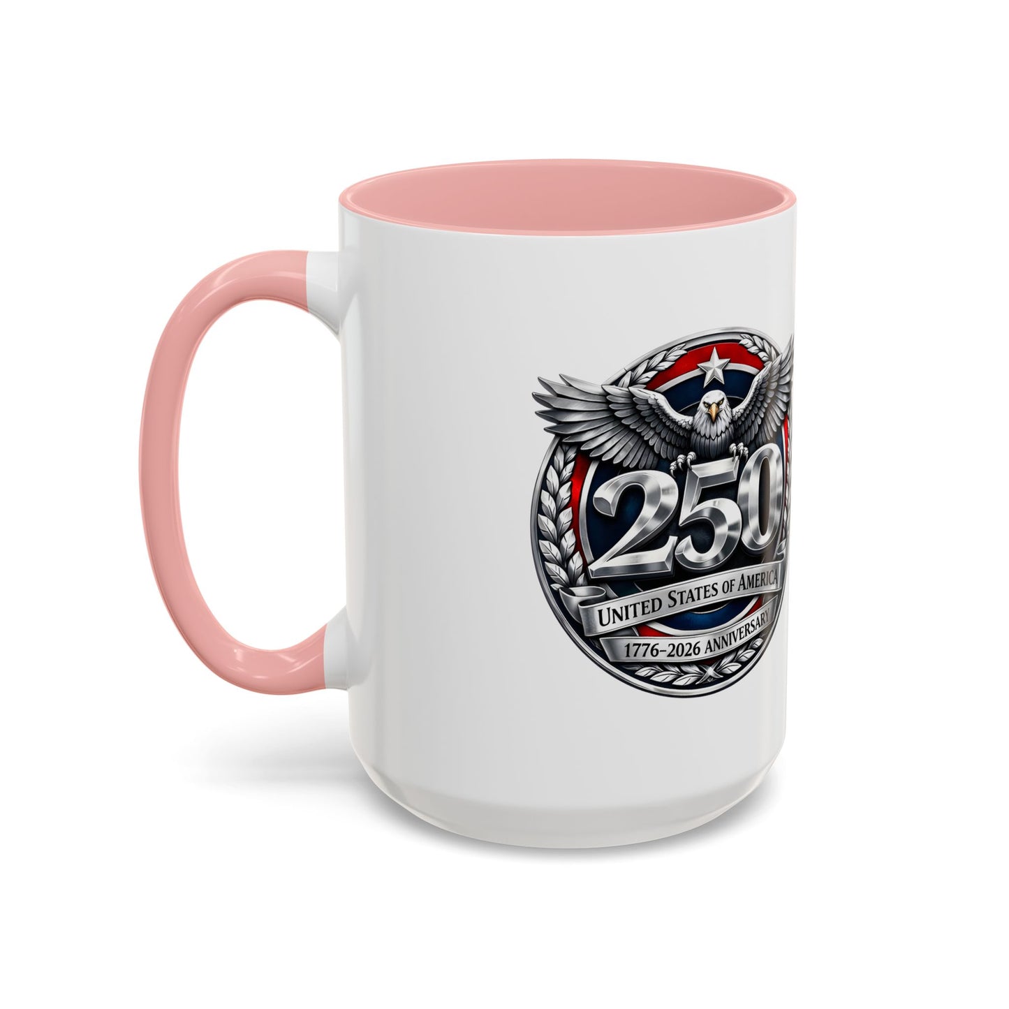 250th USA Bicentennial Eagle Coffee Mug — 1776–2026 Anniversary Accent Mug