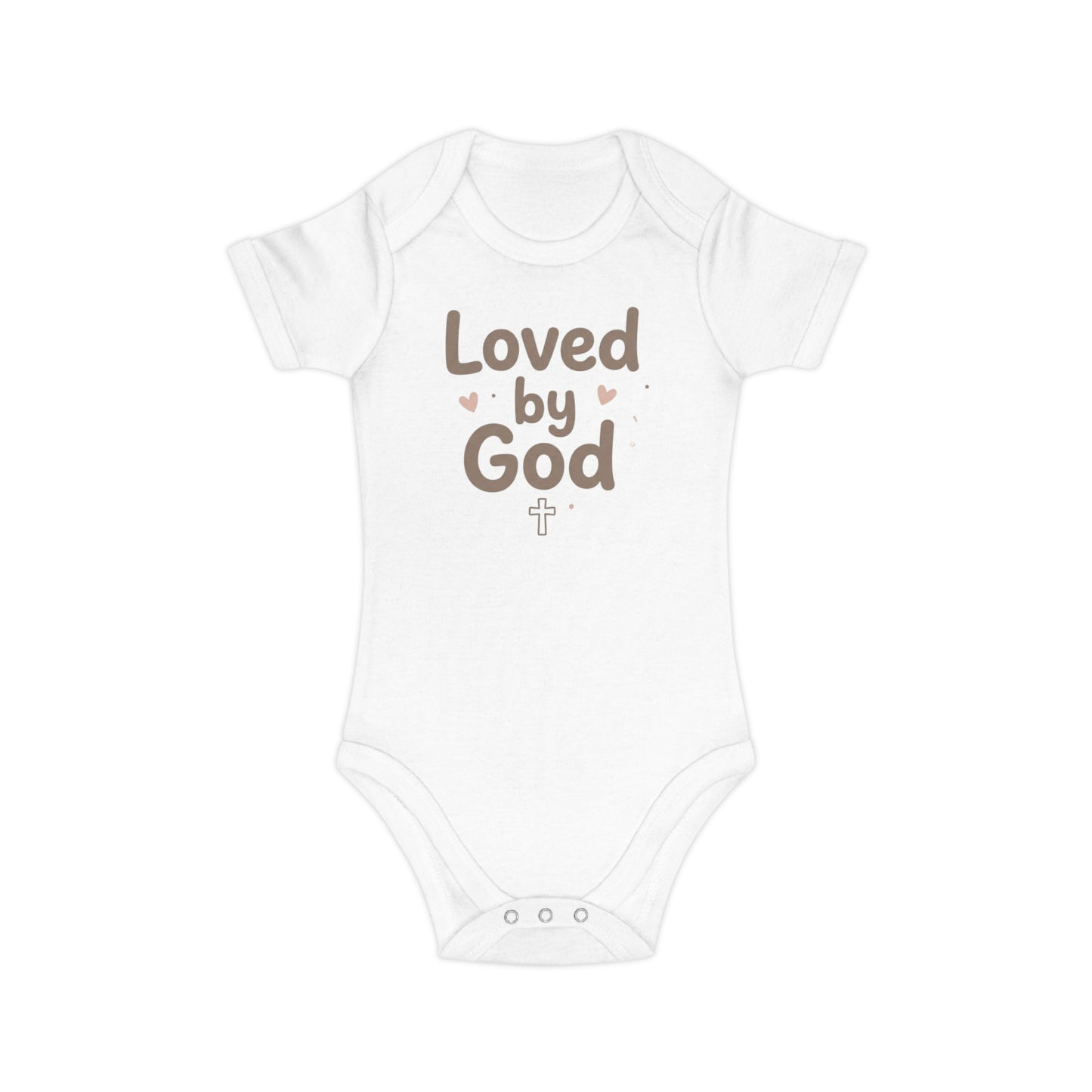 Loved by God Baby Bodysuit — Christian Infant Onesie