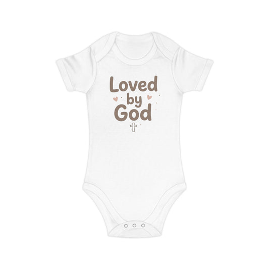 Loved by God Baby Bodysuit — Christian Infant Onesie