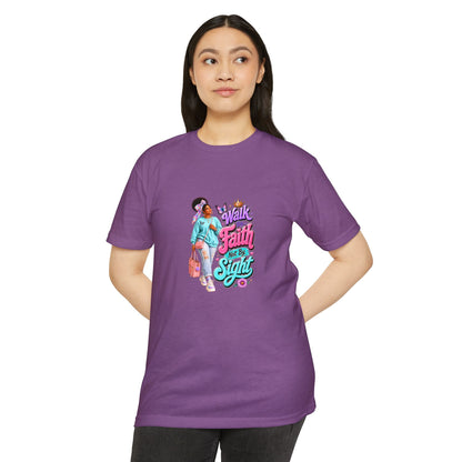 Faith Graphic T-Shirt — “Walk by Faith, Not by Sight” Inspirational Tee