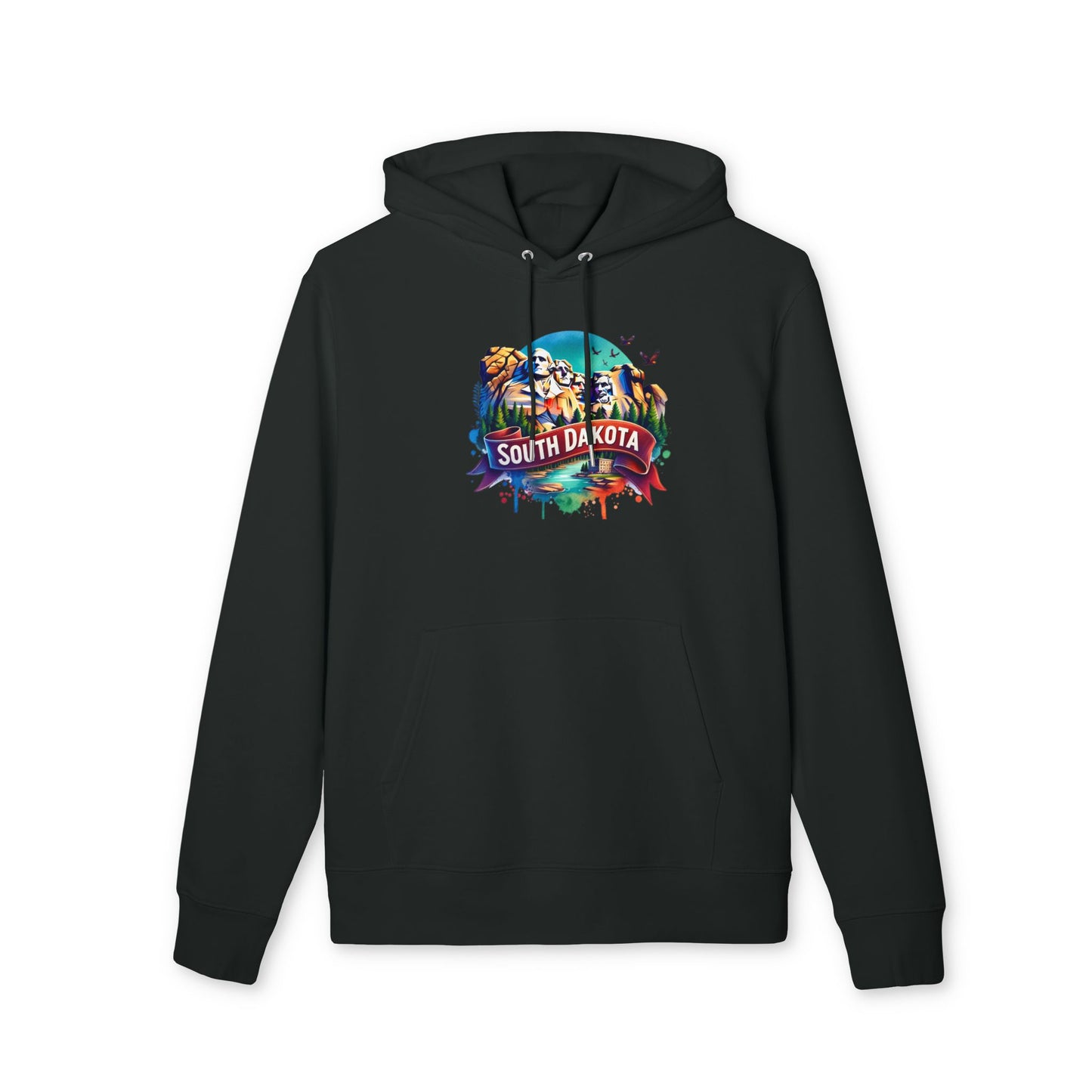 South Dakota Hoodie — Colorful Mount Rushmore Travel Sweatshirt